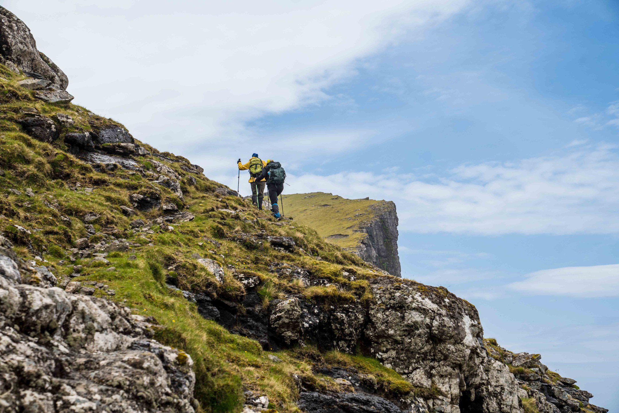 Hiking in Landmannalaugar, one of our favorite places for heli hiking in Iceland